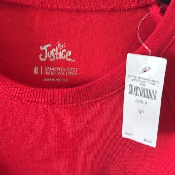 Justice Girls Sweatshirt, Size 8 - Picture 4 of 4